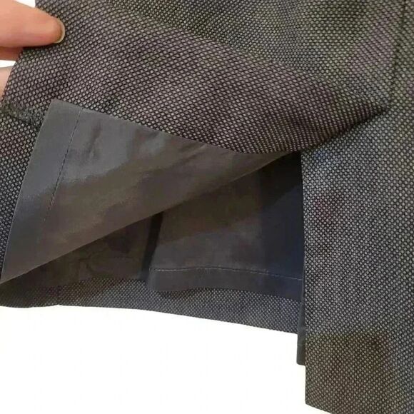 Banana Republic Women's Charcoal Gray Poly/Rayon/Spandex Small Twill Lined Strai - Picture 10 of 12